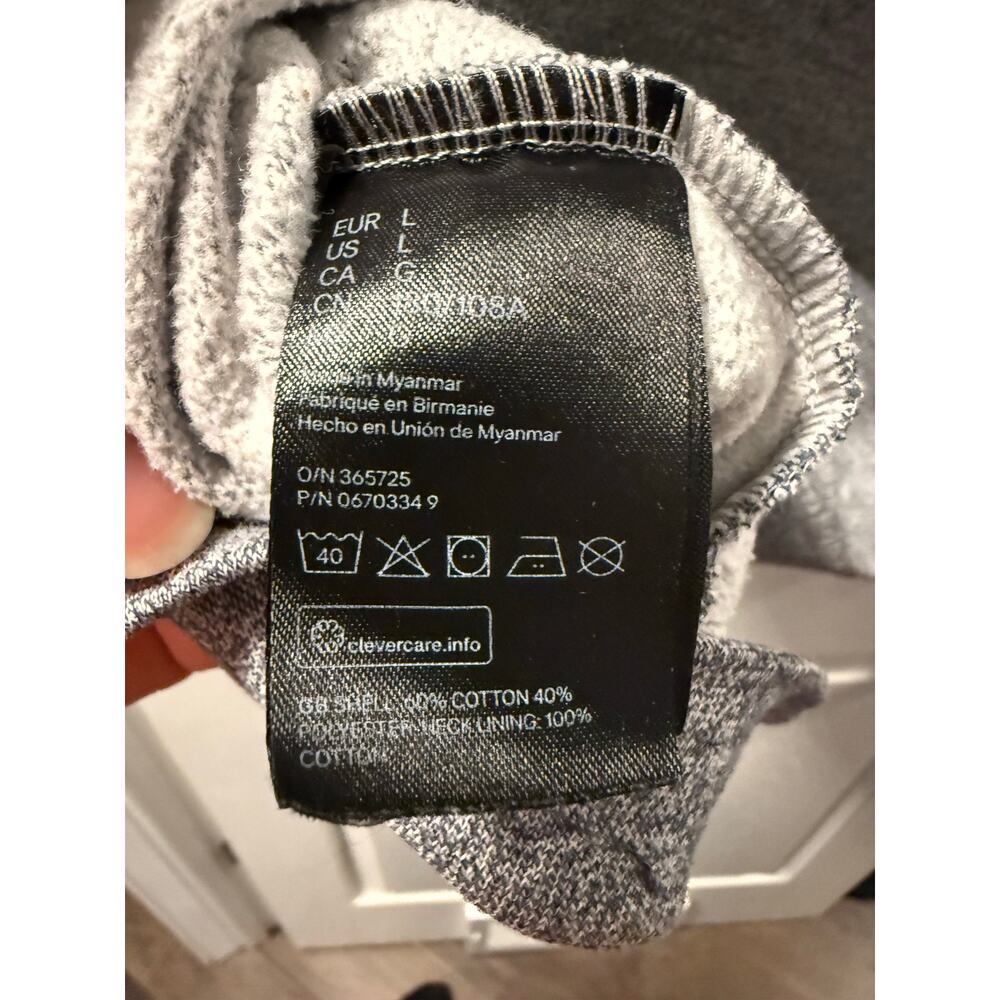 H&M High-neck Gray Pullover Sweater Men’s Large - Picture 3 of 5